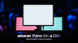 Introducing the amaran Pano 60c 120c Light Anywhere Create Everywhere