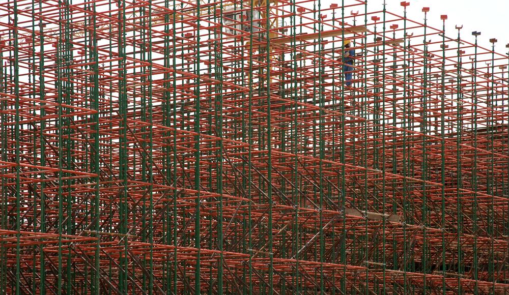 Red Scaffolding